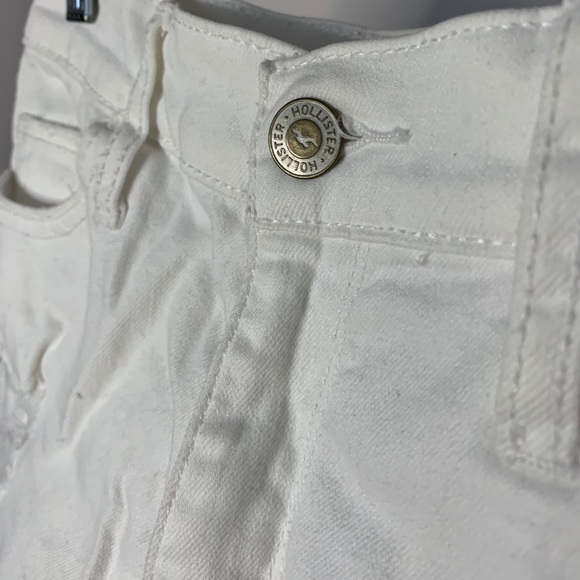 Hollister Denim Shorts in White - Picture 3 of 4